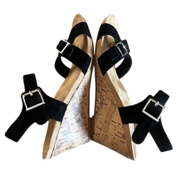 Vionic Noble Anka Cork Wedge Sandals – Women’s 9 (EU 41) – Black - Picture 8 of 11